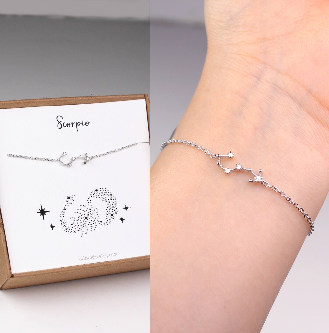 Scorpio bracelet for her sale