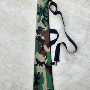 Handmade Camouflage Canvas Shotgun or Rifle Case, A Gift For Hunters