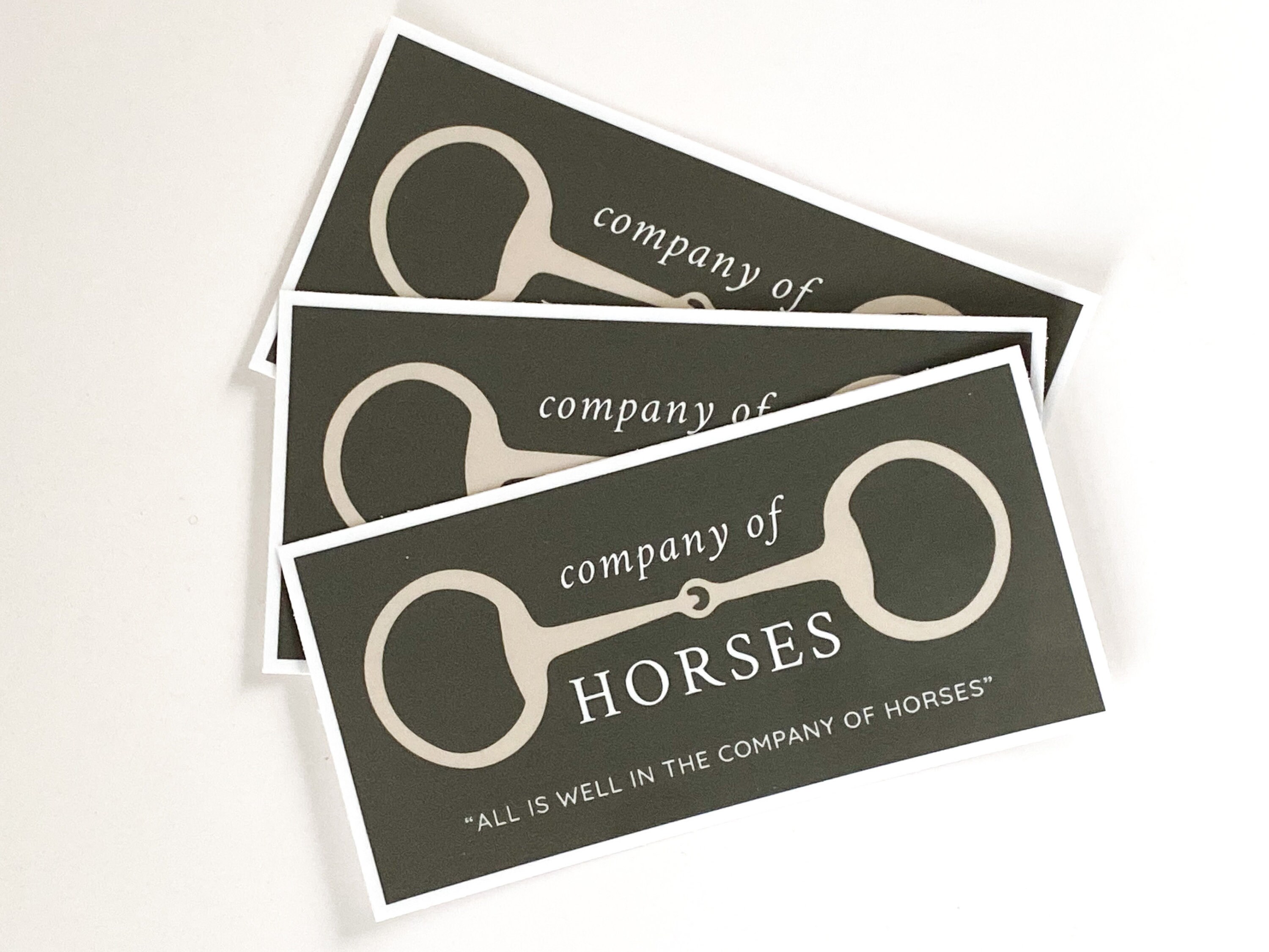 Company of Horses Logo Sticker