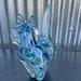 Cat Memorial Custom Three Color, Glass Orb, Pet Cremation Glass, Keepsake, Rainbow bridge, Pet Ashes, Artisan, Memorial Suncatcher, USA