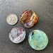 2 Worry Stones Pet Memorial, Pet Cremation Glass, Keepsake, Rainbow bridge, Pet Ashes, Mind Blown Studio, Memorial Worry Pocket Stone, USA