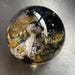 Black Gold Pet Memorial Glass Orb, Pet Cremation Glass, Keepsake, Rainbow bridge, Pet Ashes, Artisan, Memorial Suncatcher, USA Dicro