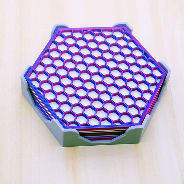Hexagon Coasters Etsy