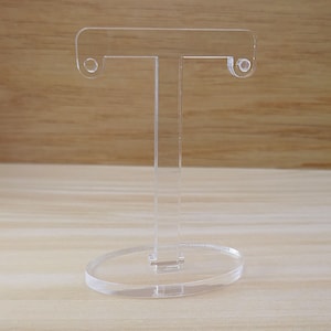 Acrylic Earring Stand. Perfect for Storage & Photography 1/4&quot; Clear Acrylic. FREE SHIPPINg in the U.S.