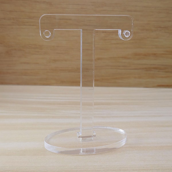 Acrylic Earring Stand. Perfect for Storage & Photography 1/4" Clear Acrylic. FREE SHIPPINg in the U.S.