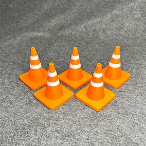 Mini Traffic Cones for RC Cars Or Models