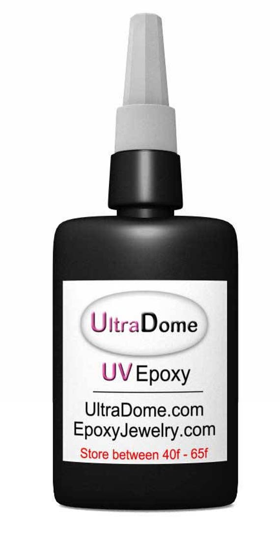 Ultradome UV Epoxy Resin for Jewelry and Polymer Clay 2oz Bottle