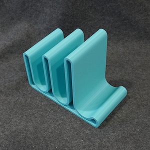 Organizador de mesa ondulado para cartas, telefones e pequenos livros