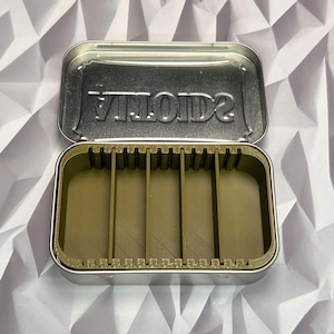 Adjustable Altoid Mint Tin Storage 3D Printed - now available in other colors (tin not included)