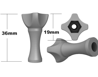 Gopro Knob STL file (downloadable file, no physical object). Please read the description before purchase.