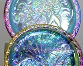 ON SALE NOW Indiana Glass Carnival Iridescent Spirit of 76 And Bicentennial Plates