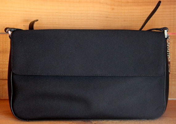 Cole Haan Black Leather Shoulder Bag Purse Snakeskin | Women bags\Wallets