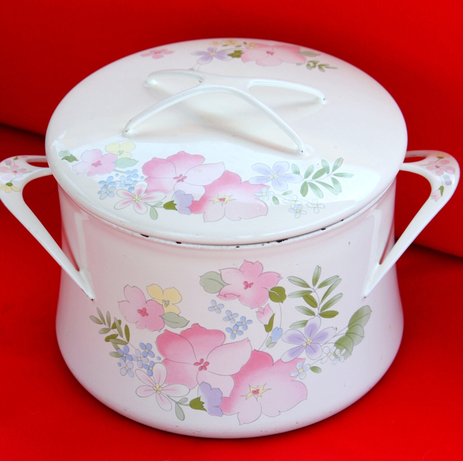 ON SALE NOW Vintage Kobe Cookware Enamel Stock Pot Pastel Etsy