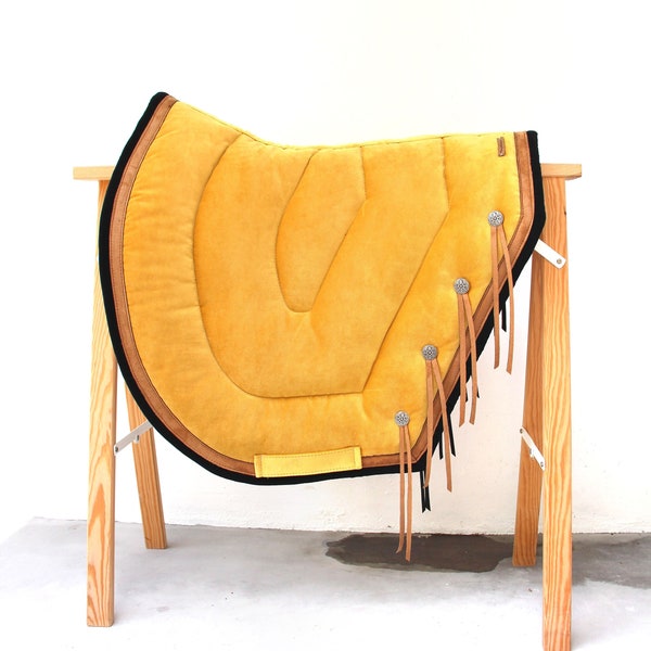 Tapis de selle - Coupé - Style Western/Ranch - Saloon Jaune tournesol