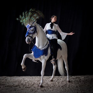 Traje ecuestre - Royal Blue Venetian Ensemble