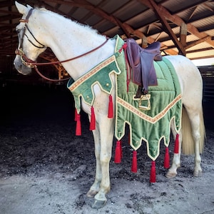 Equestrian costume - Renaissance - Forest Green
