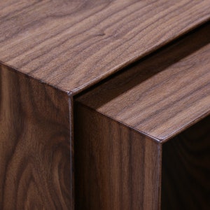 Walnut nesting tables