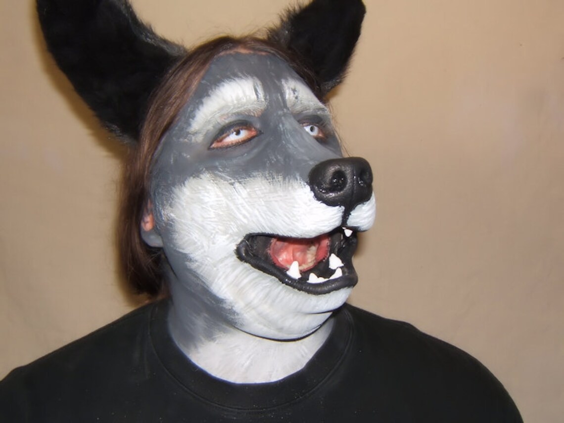 Großer Wolf / Hund Maulkorb Schaum Latex prothetischen Gerät Etsy