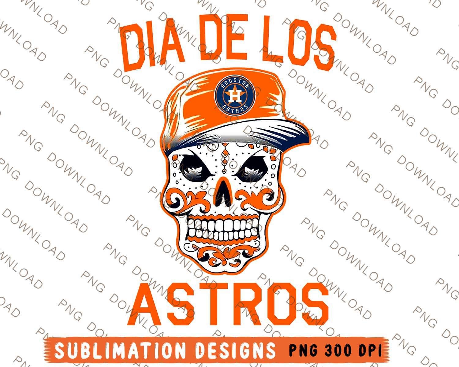 Retro Astros Shirt 3D Sugar Skull Unique Houston Astros Gifts