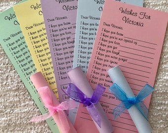 Christening Wishes for Baby Card Scrolls Baptism Communion Naming Day