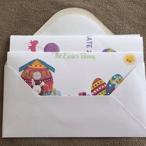 Personalised Letter from the Easter Bunny Rabbit and Certificate image 6