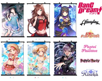 Bang Dream Afterglow Hello Happy World Roselia Etsy