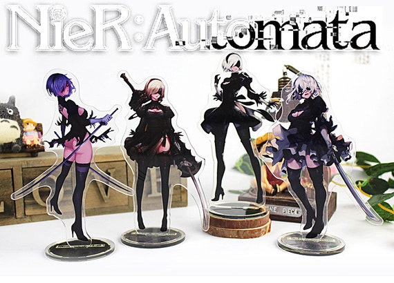 Nier Automata Acrylic Standee Charms Online Game Nier Arpg Etsy Uk