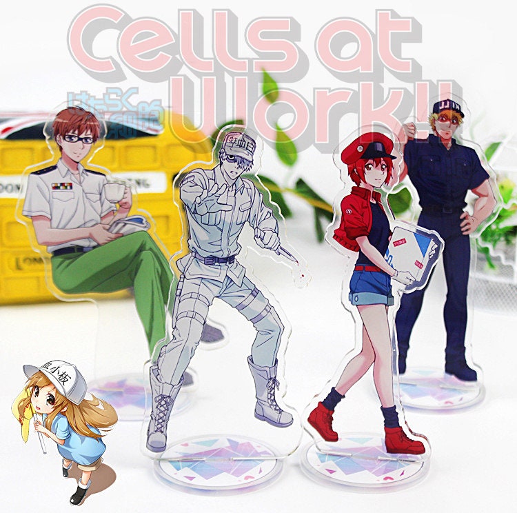Cells At Work はたらく細胞 Japan Anime Figure Charms Acrylic Etsy