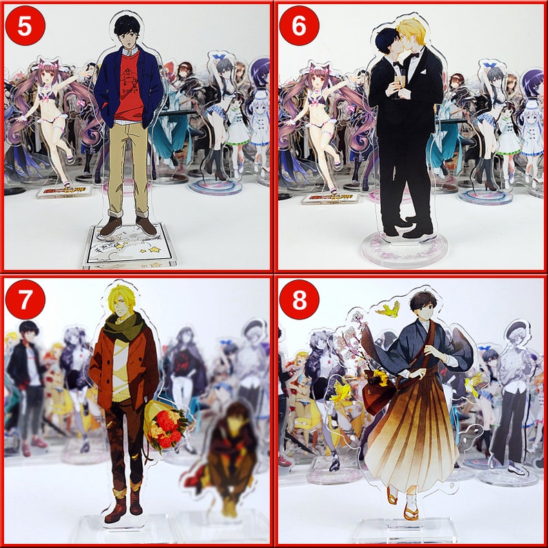 BANANA FISH Figure Charms Acrylic Standee Display Anime Ash Etsy