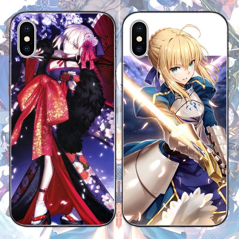 Fate Grand Order Fgo Anime Android Phone Soft Case Clear Etsy