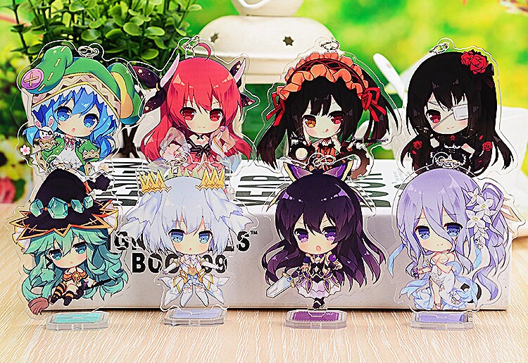 Date A Live デートアライブ Acrylic Charms Anime Keychain Stand Etsy Date A Live デートアライブ Acrylic Charms Anime Keychain Stand Etsy