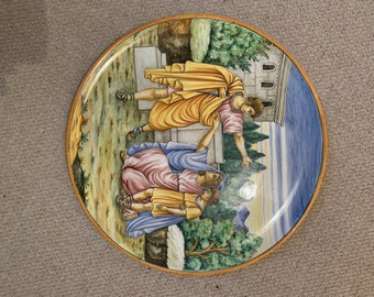 An Early 20th century Italian Majolica Charger in Renaissance Style.