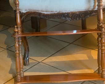 19th. Century Wall Shelves In Mahogany or Walnut.
