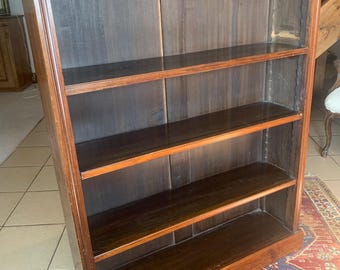 A 19th Century Walnut Bookcase.