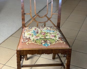 An Outstanding Chinese Chippendale Style Side Chair C1870.