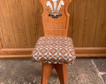 A Child’s Prince of Wales Investiture Chair. 1969.