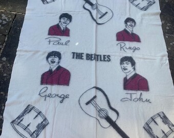 A Fab Beatles Blanket 1960s.