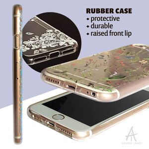 Translucent Forest Clear Case with Design for iPhone, Samsung Galaxy and Huawei 214 image 8