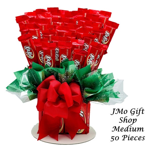 KitKat Chocolate Candy Gift Bouquet - Customized Chocolate gifts /Chocolate Gift Bouquet Online *SHIPS SAME DAY*