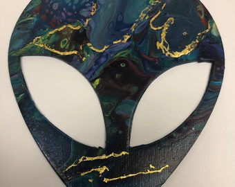 Blue Night Alien