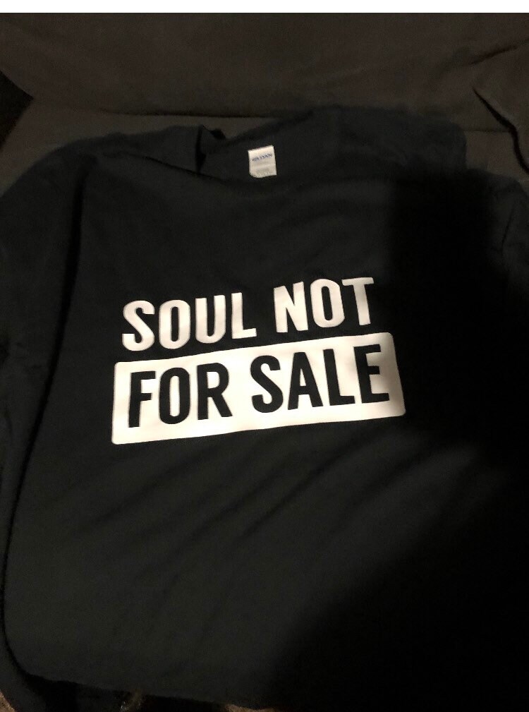 soul not for sale shirt
