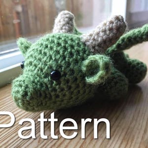 Baby Dragon Crochet Pattern, Game of Thrones Crochet, Amigurumi Dragon, Crochet Dragon, Dragon Plush, Amigurumi Pattern, Baby Dragon image 1