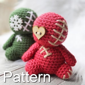 Baby Voodoo Puppe Häkelanleitung, Voodoo Puppe häkeln, Amigurumi Voodoo Puppe, Voodoo Puppe häkeln, Amigurumi Muster, Häkelanleitung