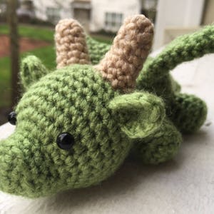 Baby Dragon Crochet Pattern, Game of Thrones Crochet, Amigurumi Dragon, Crochet Dragon, Dragon Plush, Amigurumi Pattern, Baby Dragon image 2