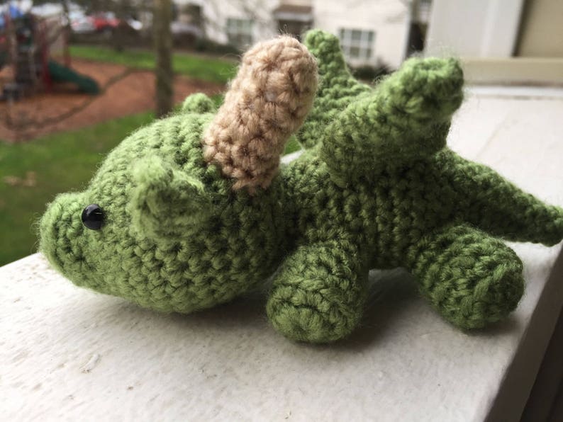 Baby Dragon Crochet Pattern, Game of Thrones Crochet, Amigurumi Dragon, Crochet Dragon, Dragon Plush, Amigurumi Pattern, Baby Dragon image 3