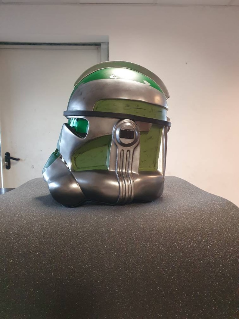 Clone Trooper helmet Commander Gree | Etsy
