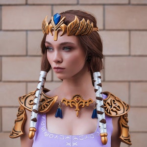 The Legend of Zelda cosplay, elven armor, zelda necklace, zelda earrings, Cosplay armor, zelda jewelry, cosplay costume, Halloween costume image 1