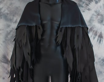 Bloodborne Black Plague doctor costume, Eileen the Crow from Bloodborne black cape, The crow costume, plague cosplay halloween costume