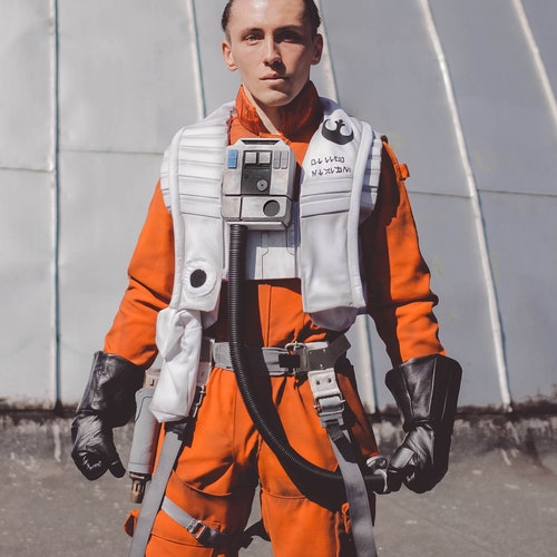 Blue Squadron Resistance Pilot Cosplay Costume From Star Saga - Etsy