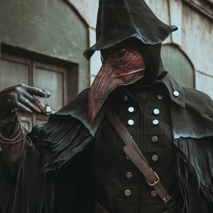 Bloodborne Video Game Cosplay Costume, Eileen the Crow Cosplay, Bird Mask, Plague Doctor Cosplay, Games Cosplay, Bloodborne Raven Hunter
